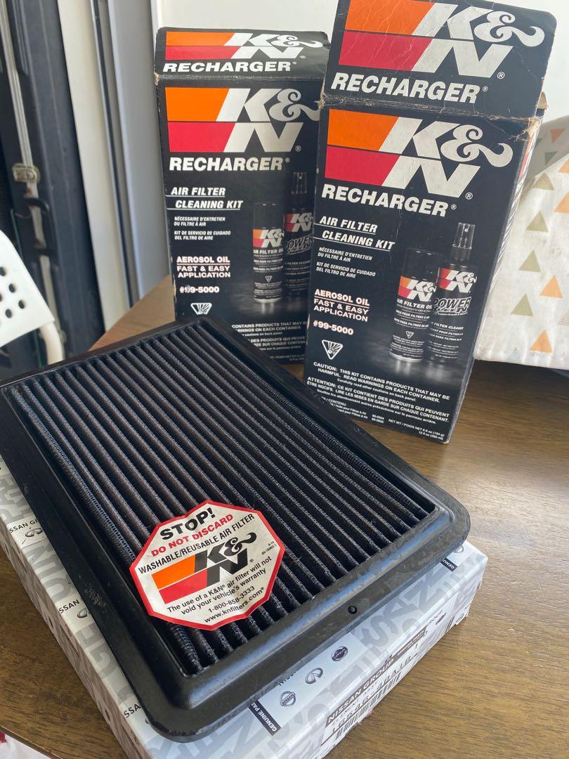K&N air filter Nissan Qashqai, Car Accessories, Accessories on Carousell