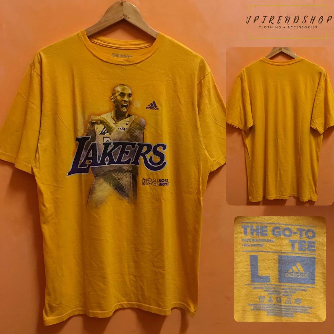 Adidas Lakers Kobe bryant, Men's Fashion, Tops & Sets, Tshirts & Polo  Shirts on Carousell