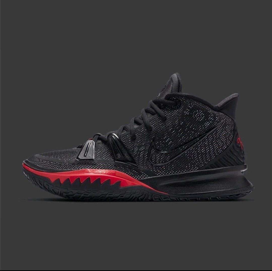 kyrie 7 red white and blue