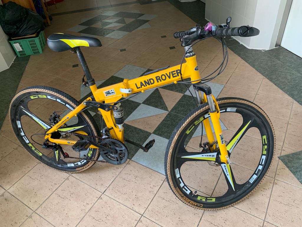Land rover g4 shop challenge folding bike