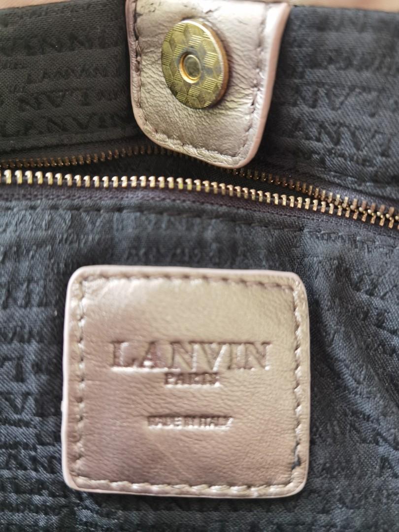 Lanvin amalia (Category: Luxury Bags & Wallets) located in Manila. Submitted by silentflower.28d9ae (Listing ID 1103002861, Image 3). Description: Preloved lanvin amalia tote. Lambskin material. With medallion. LANVIN luxury brand. Garanteed orig with money back if proven fake..