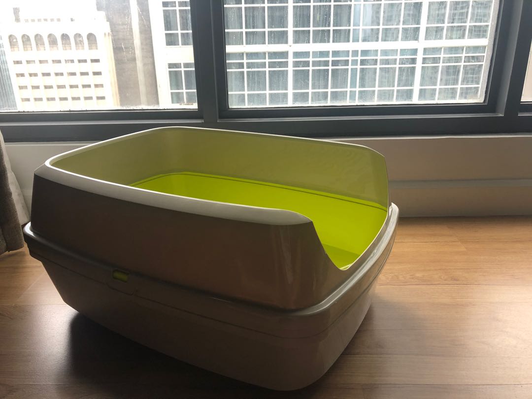 Litter Box JUMBO Moderna Lift to Sift, Pet Supplies, Homes & Other Pet Accessories on Carousell