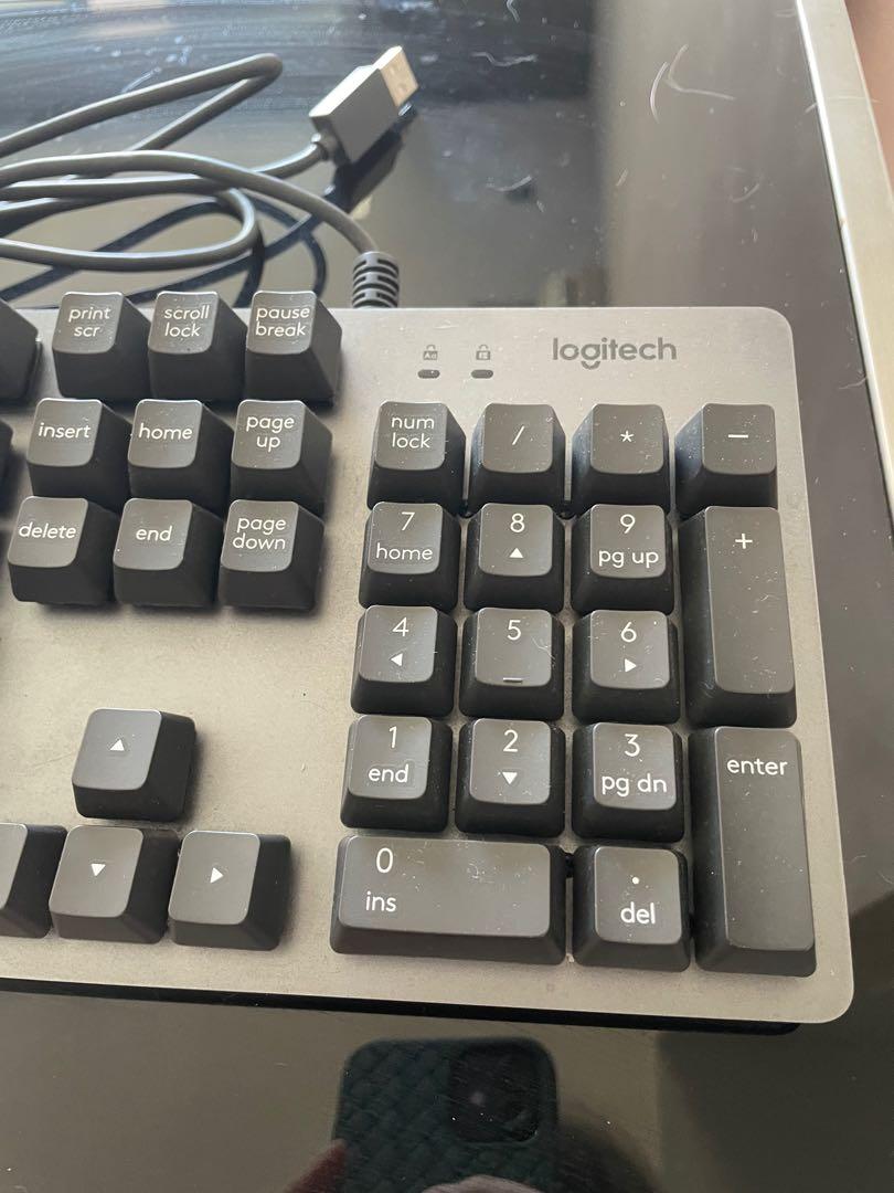 Logitech K840 Mechanical keyboard (Wired), Computers & Tech, Parts