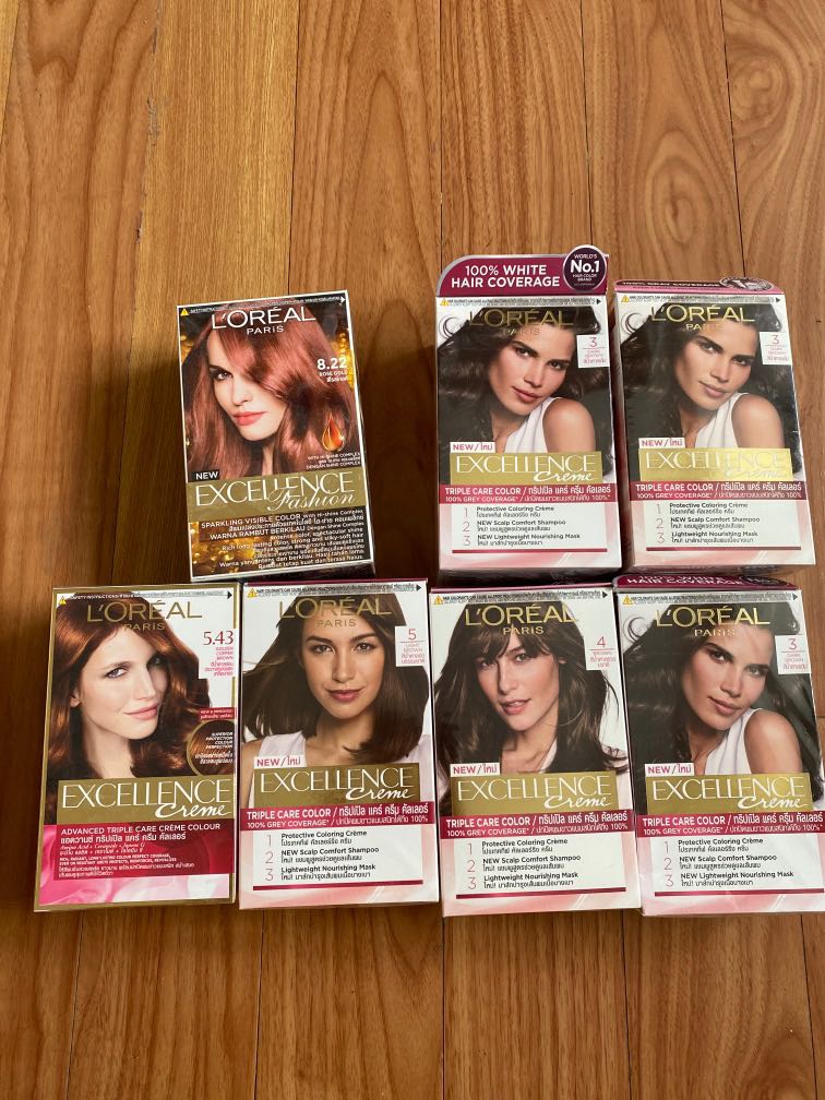 Loreal Excellence Hair Color, Beauty & Personal Care, Hair on Carousell