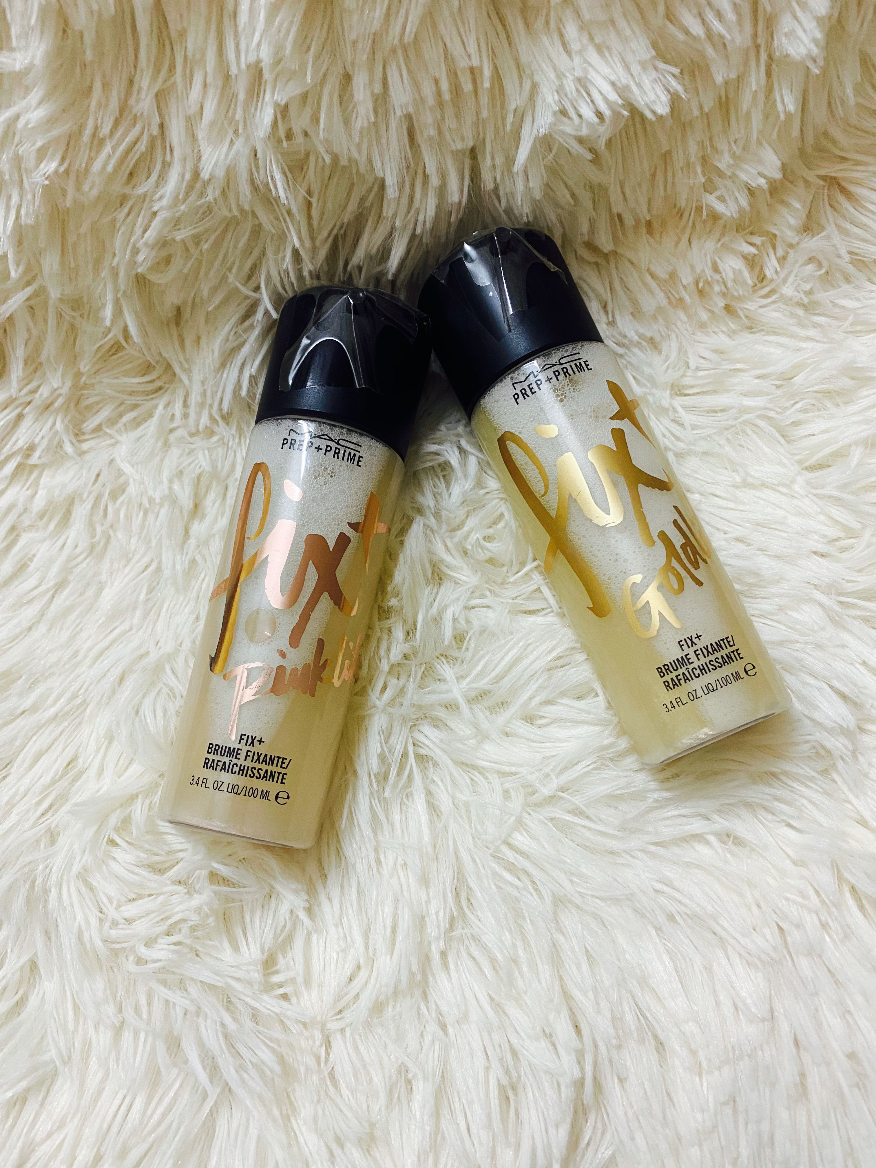 Mac Prep Prime Fix Pinklite Goldlite Health Beauty Makeup On Carousell