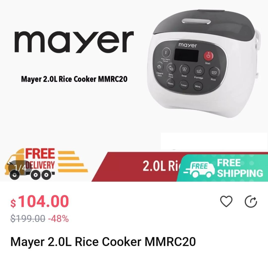 mayer rice cooker mmrc20