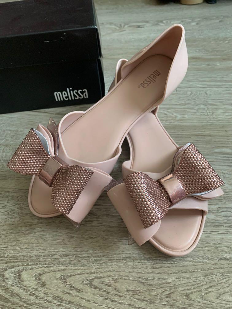 Melissa seduction bow flat clearance