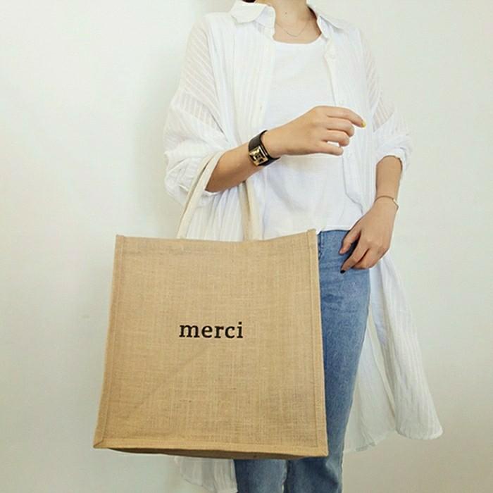 Merci Tote Bag, Women's Fashion, Bags & Wallets, Tote Bags on Carousell