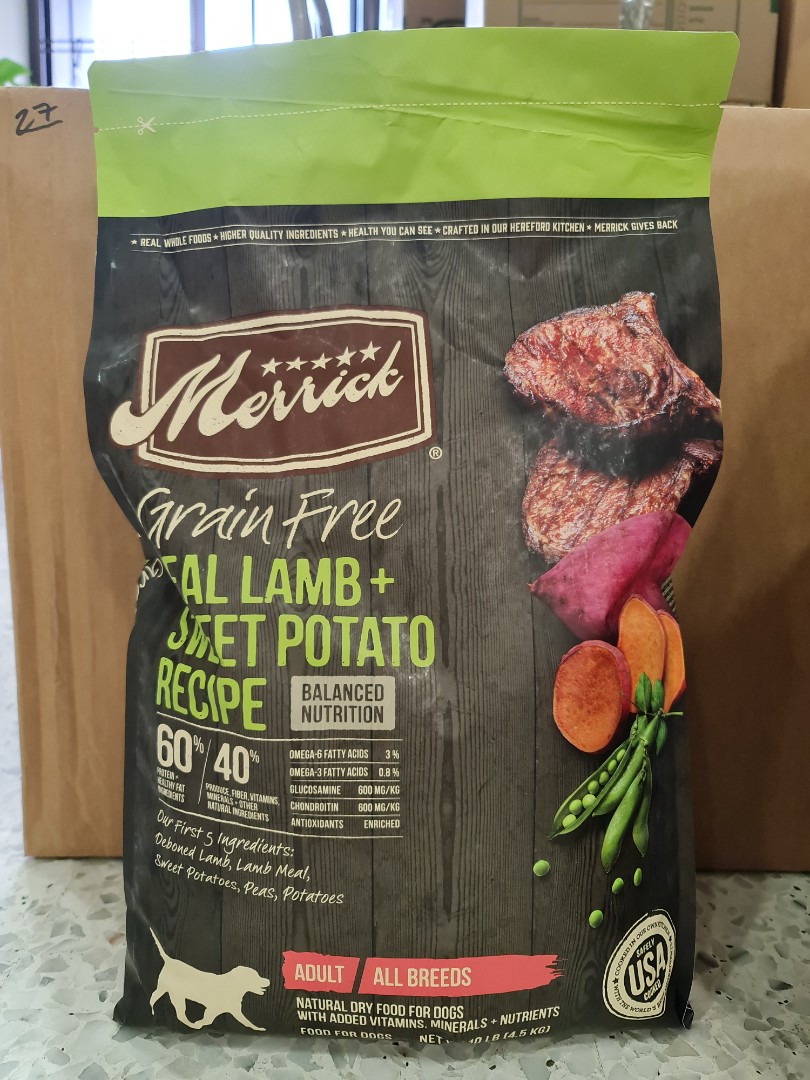 Merrick dog food lamb and sweet potato online
