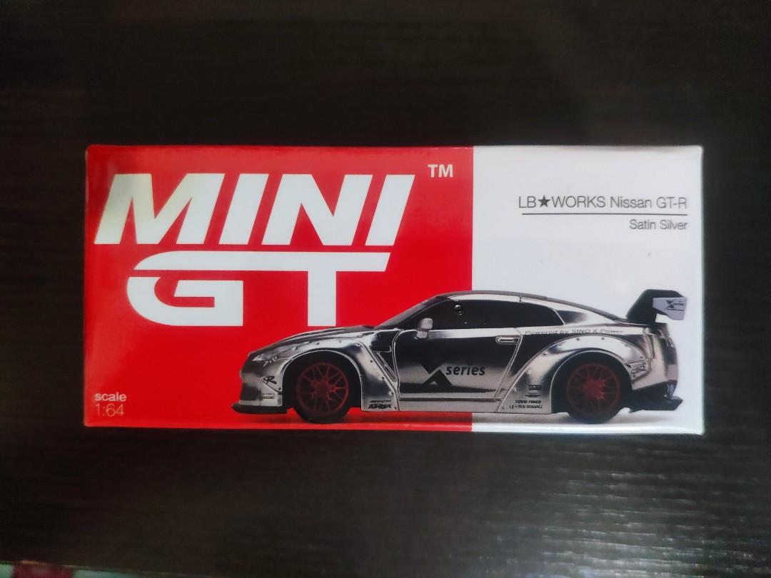 Mini GT x Sinopec LB works Nissan GT-R Satin Silver 日產GTR R35 中石化油站限定旺角信和店,  興趣及遊戲, 玩具 遊戲類- Carousell