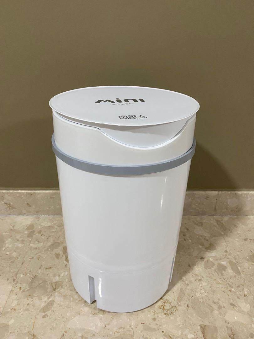 Mini washing machine (Bucket size) with Blue Light to kill germs, TV