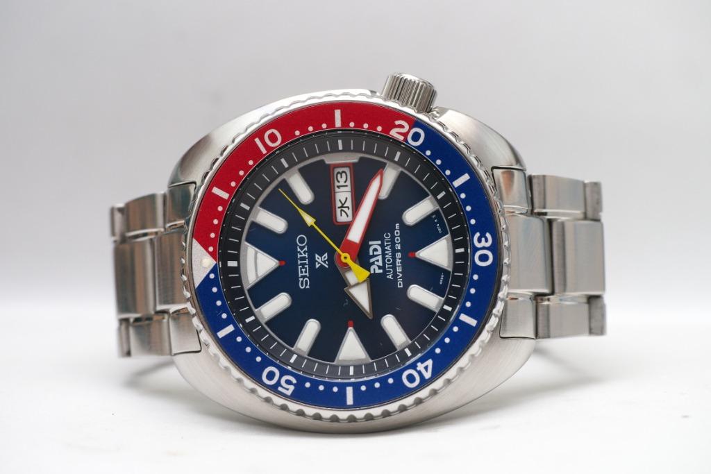 Seiko turtle pepsi bezel insert hot sale