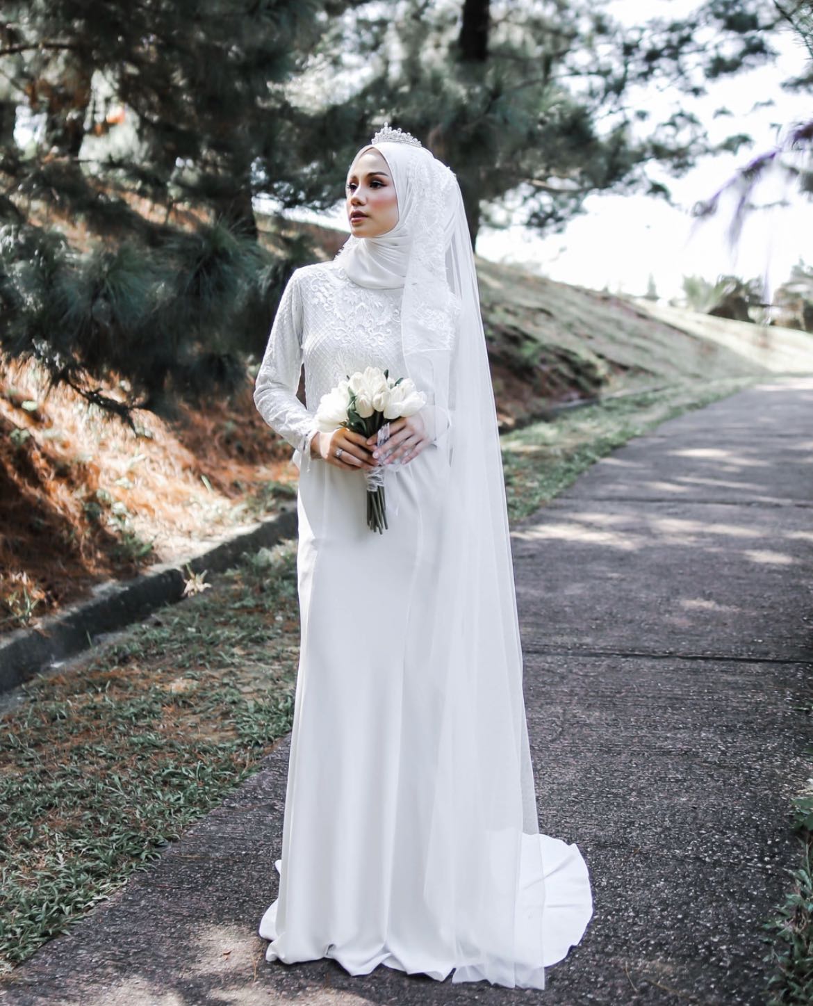 Wedding dress muslimah