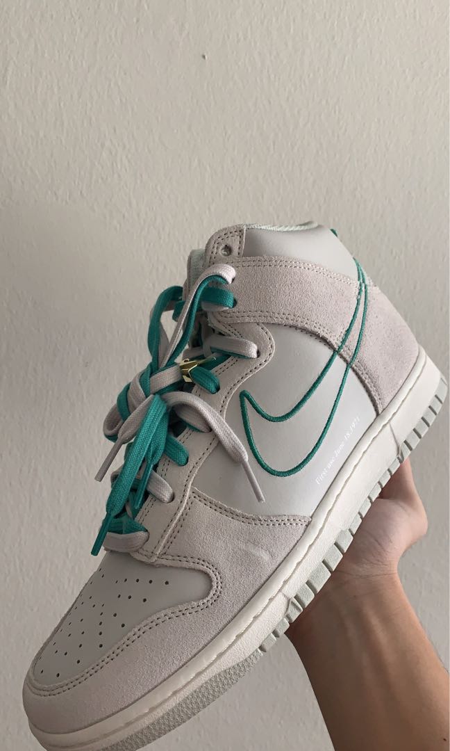dunk high sail green