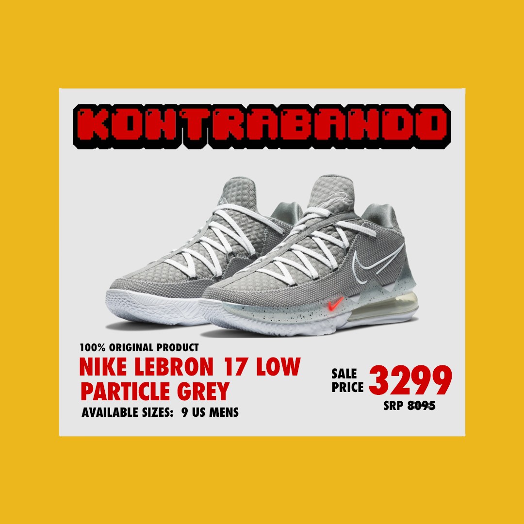 lebron 17 low particle grey