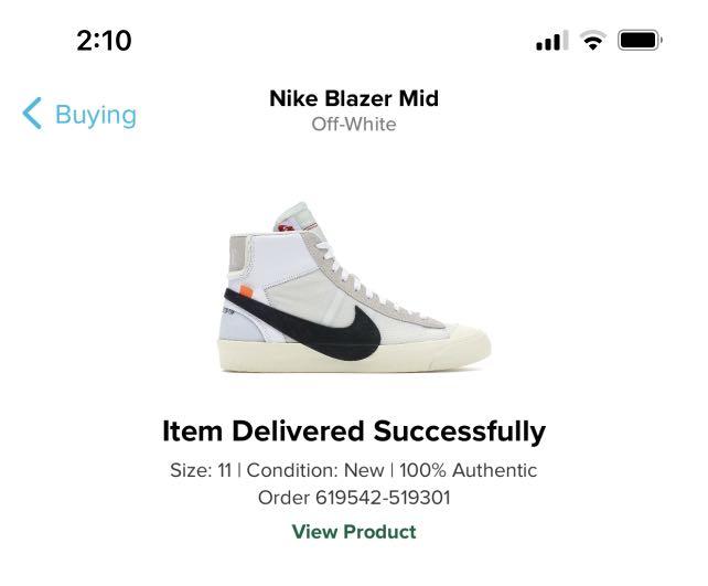 Nike Blazer Mid Off-White The Ten