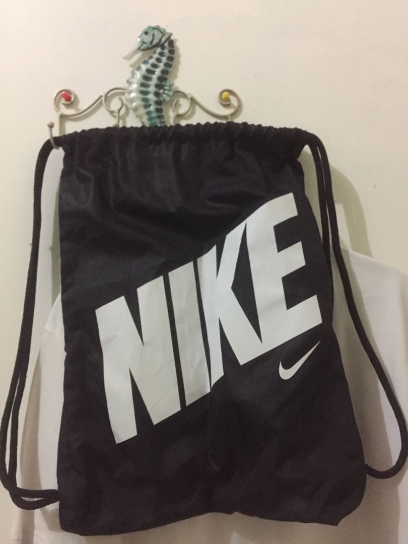 nike string bag, Men's Fashion, Bags, Backpacks on Carousell