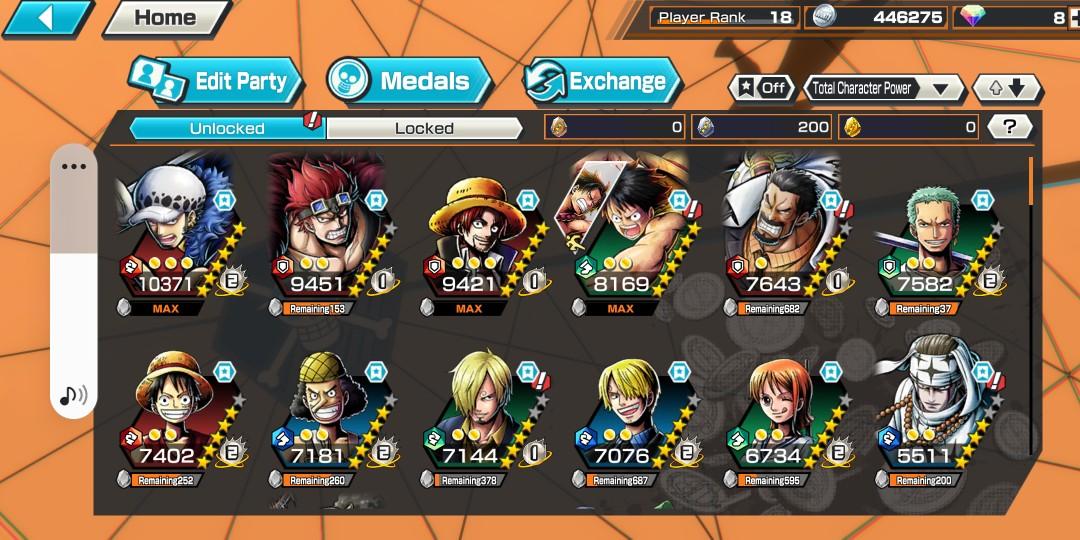 One Piece Bounty Rush Account Video Gaming Video Games Xbox On Carousell