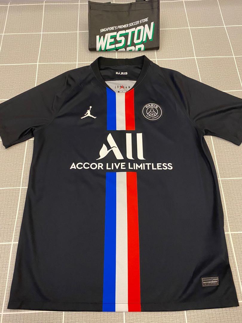 Original 2019 2020 PSG Jordan Home Jersey Men s Fashion Tops