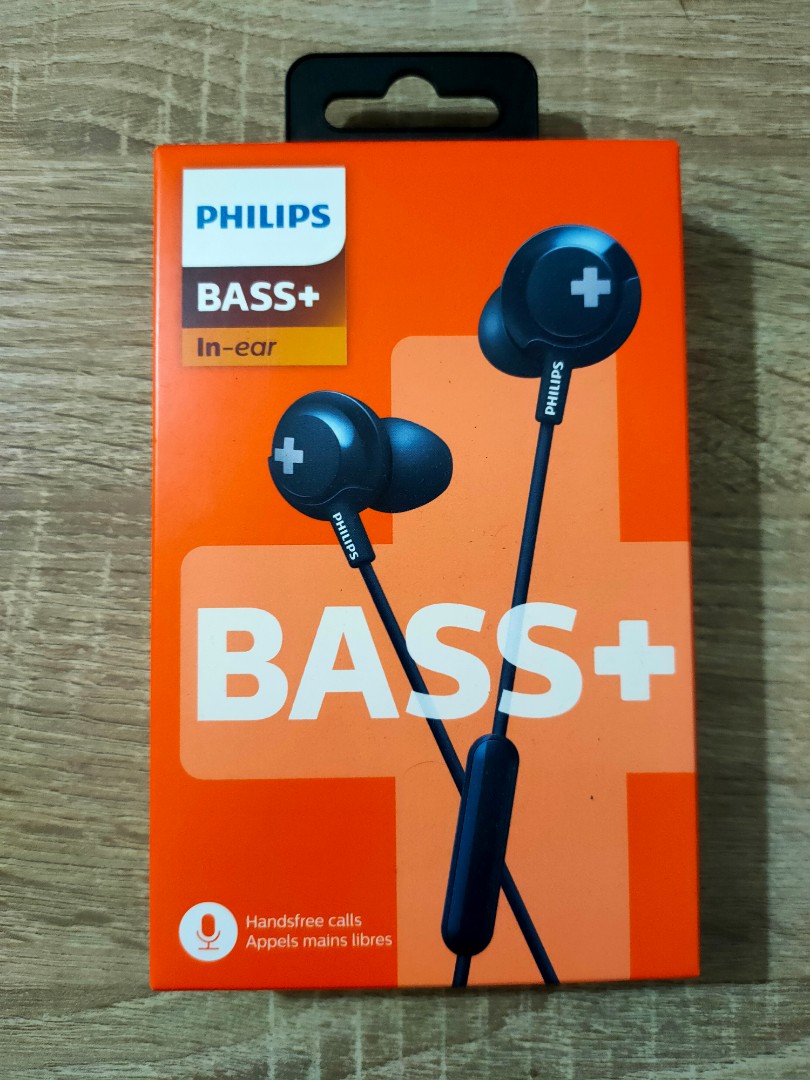 Philips Bass+ In-ear earpiece, Audio, Earphones on Carousell