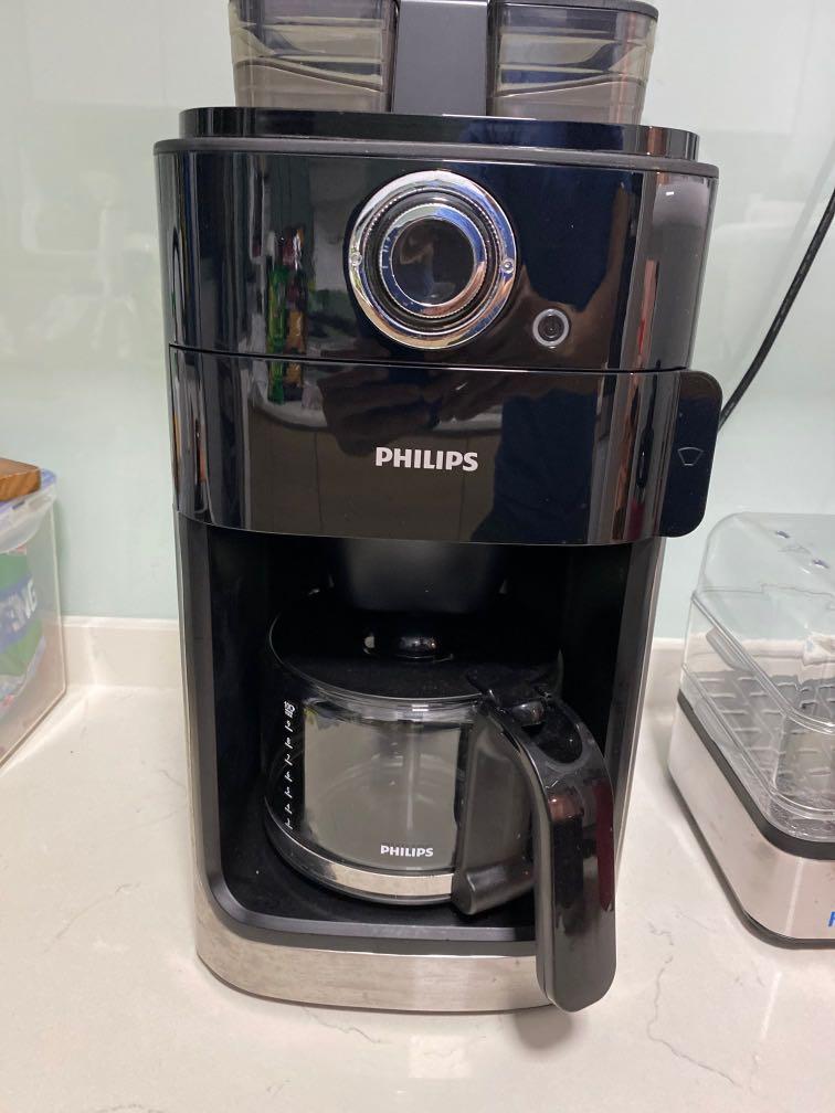 Philips Grind and Brew Coffee Maker HD7762/00, TV & Home Appliances