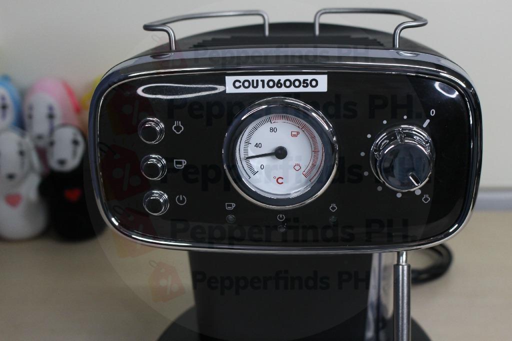 PLANIT espresso machine PCMF12 (Black), TV & Home Appliances, Kitchen