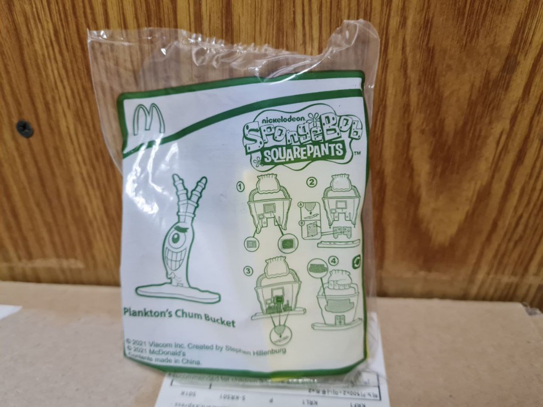 Plankton's Chum Bucket McDonald Happy Meal, Hobbies & Toys, Toys