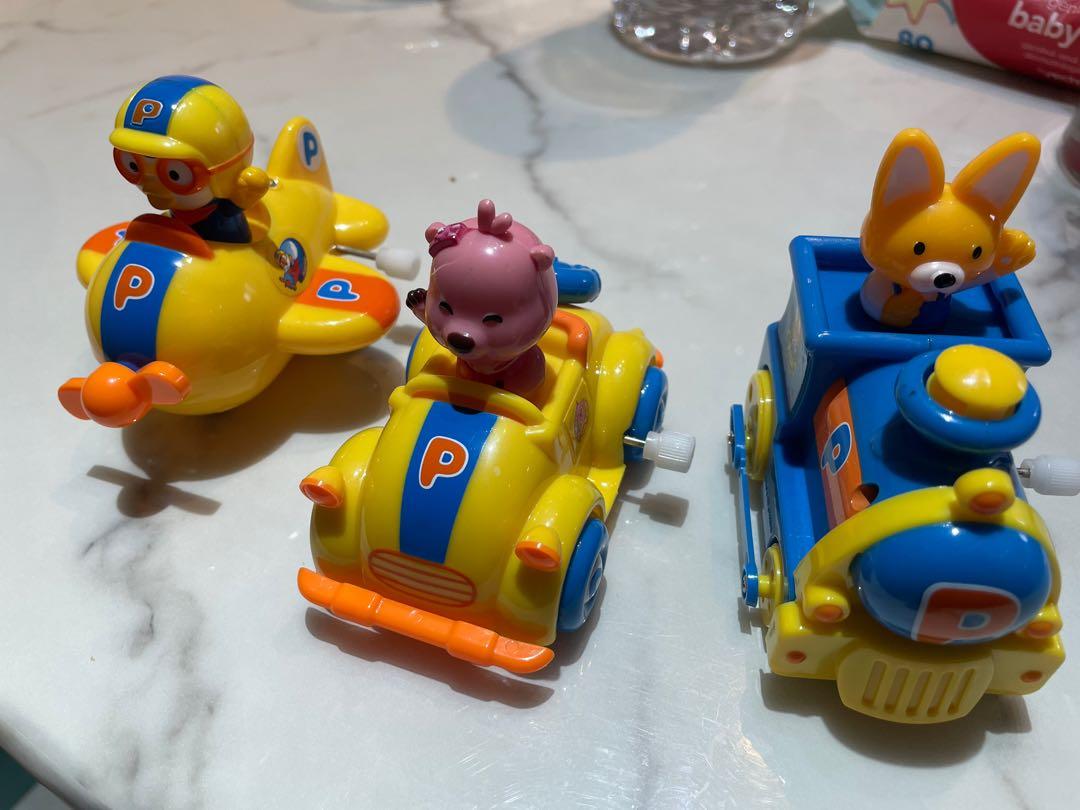 Eddy + Train + Car Loopy Pororo & Friends Toy Set 3pcs Airplane Pororo 