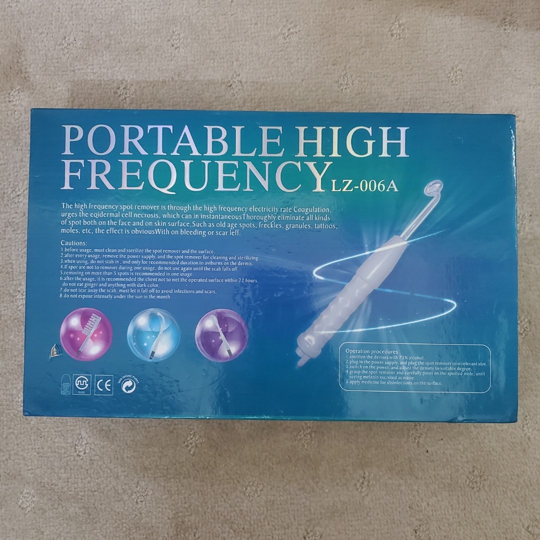 暗瘡皮膚秀髮電療棒Portable High Frequency LZ006A, 兒童＆孕婦用品, 洗澡及換尿片, 洗澡及換尿片 其他