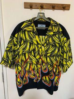 Prada Banana Flame shirt