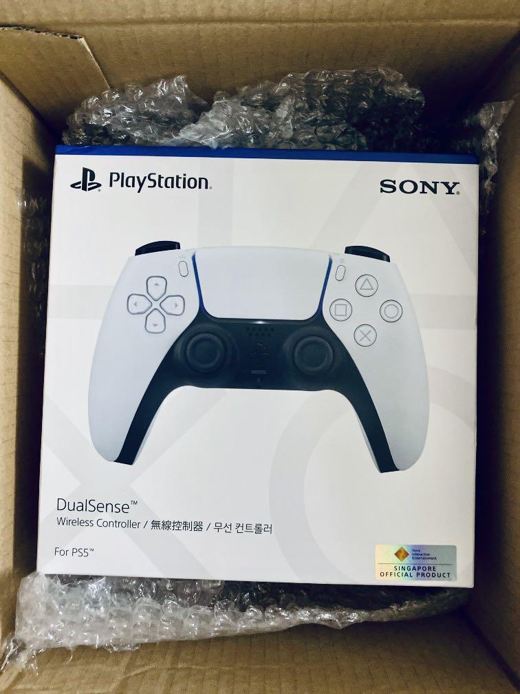 PS5 Controller (Category: Controllers) located in Singapore. Submitted by jry13 (Listing ID 1103037150, Image 1). Description: [MAILING ONLY] by SpeedPost Top up $5 for same day WTS Official PS5 Dual Sense Wireless Controller Bought during sale Brand New and sealed PM IF INTERESTED Free mailing.