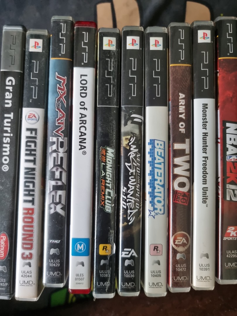 PSP UMD games, Video Gaming, Video Games, PlayStation on Carousell