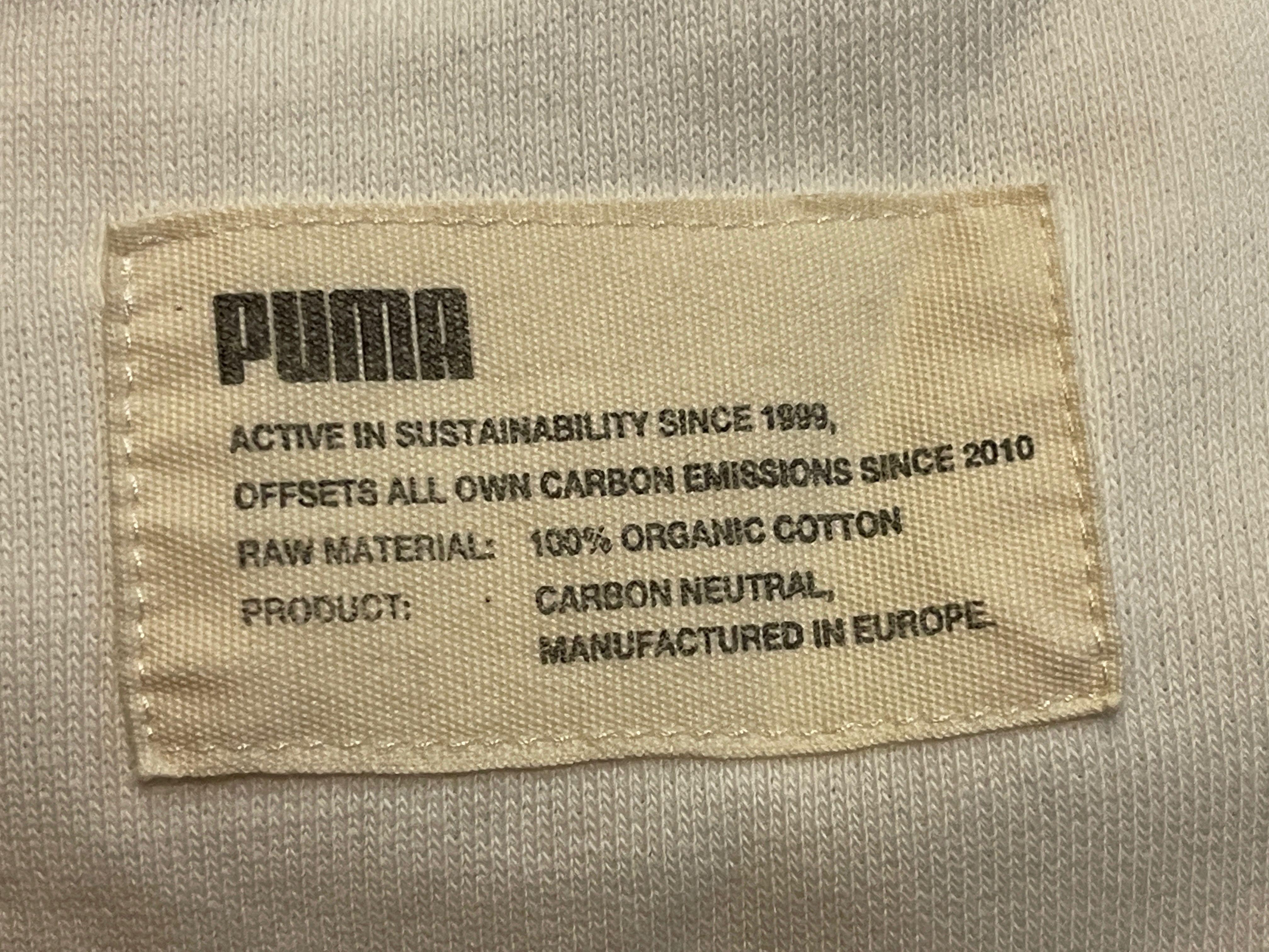 Puma stripe crew neck sweater cheap