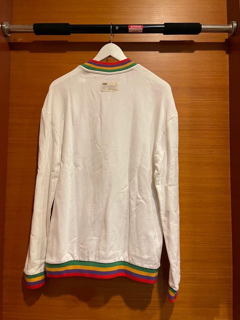 Puma stripe top crew neck sweater