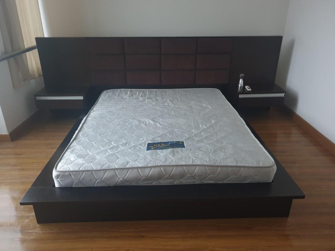 Queen bed deals with side tables