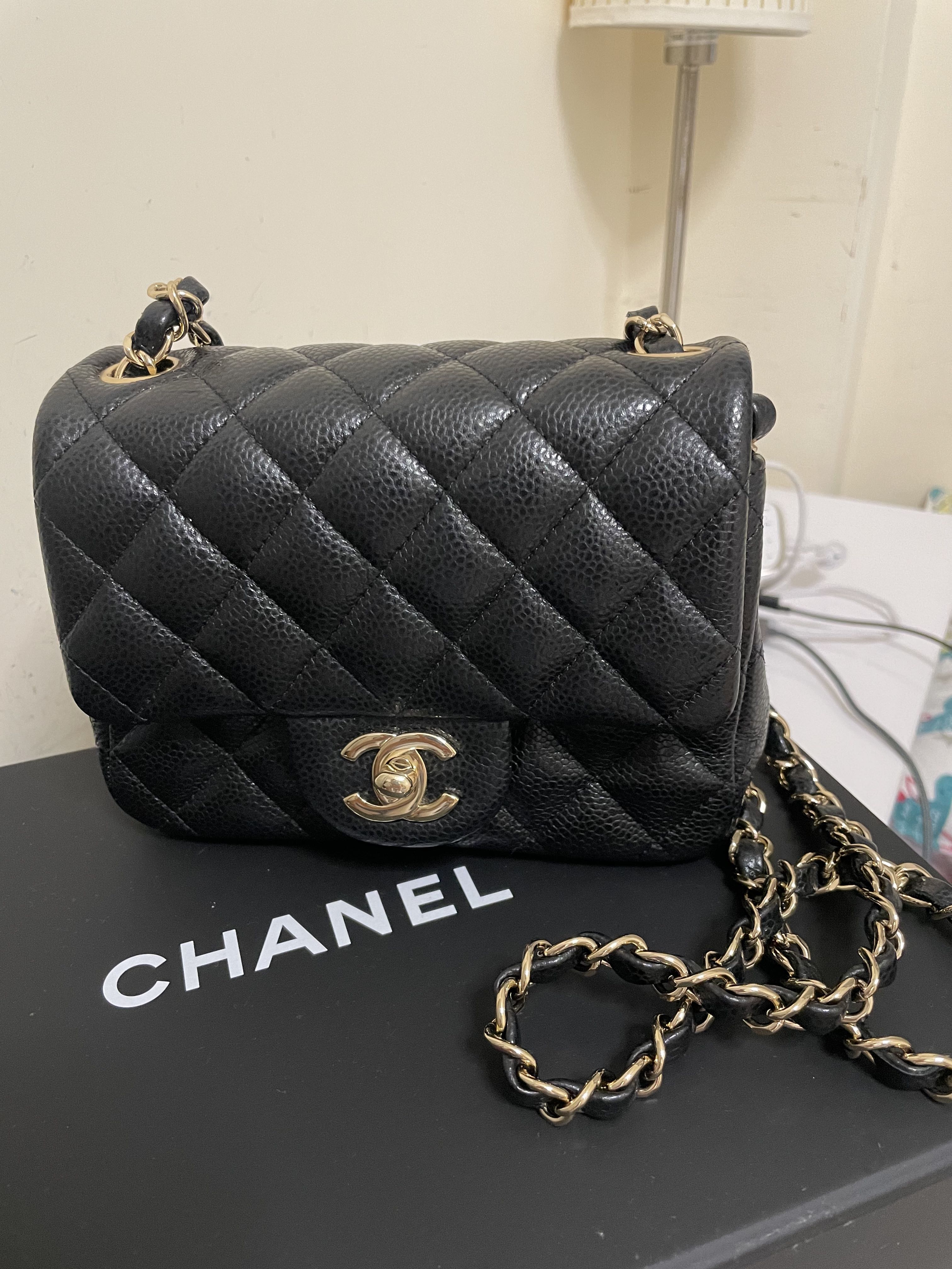 Chanel classic caviar mini bag Clearance