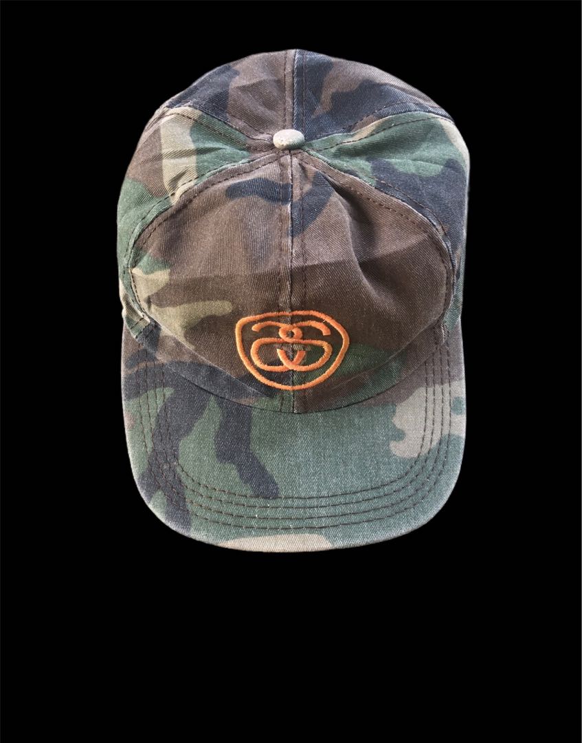 RARE Vintage stussy cap camo design 90s, Men's Fashion, Watches