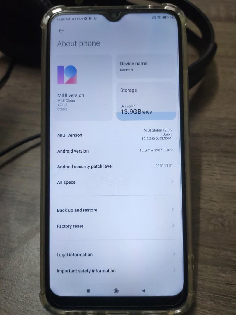 Xiaomi Redmi 9 M2004J19G - 64 GB - Grey (Unlocked) Smartphone for sale  online