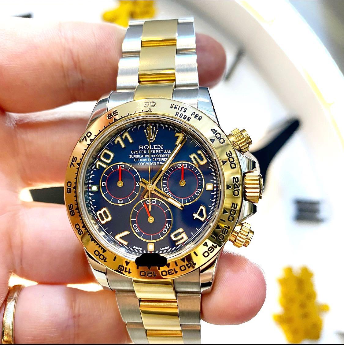 Rolex 116503 Daytona TT racing blue Luxury Watches on Carousell