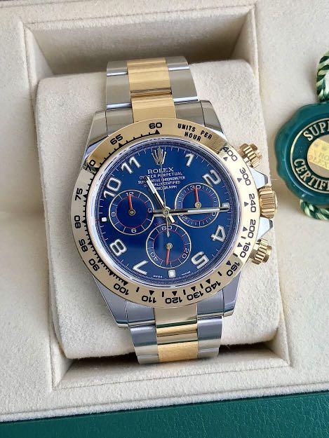 ROLEX Cosmograph 116503 Daytona Blue Dial Stainless 2017 Complete