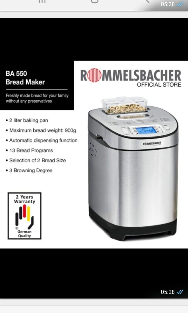 german bread making machine