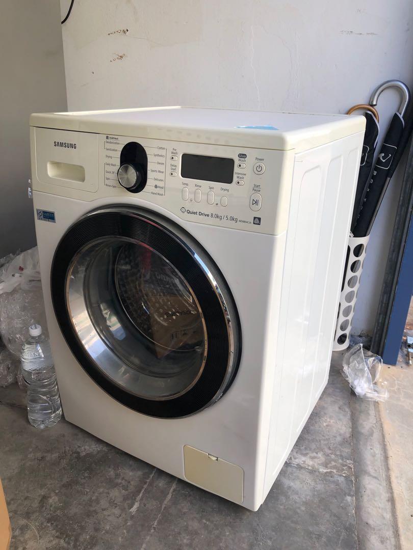 Samsung 2in1 Washer Dryer 8kg/5kg, TV & Home Appliances, Washing