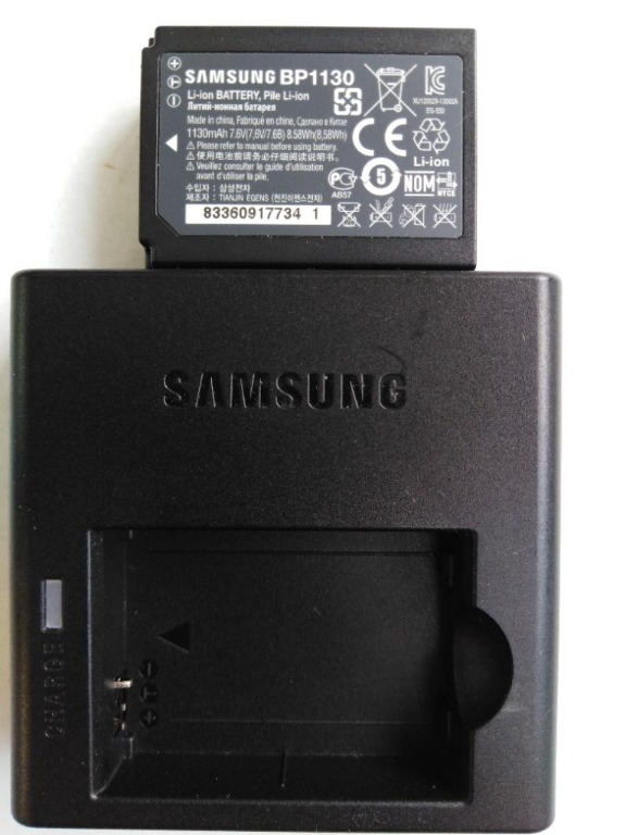 Samsung BC3NX01 USB Battery Charger for NX Series Cameras, Photography, Photography Accessories