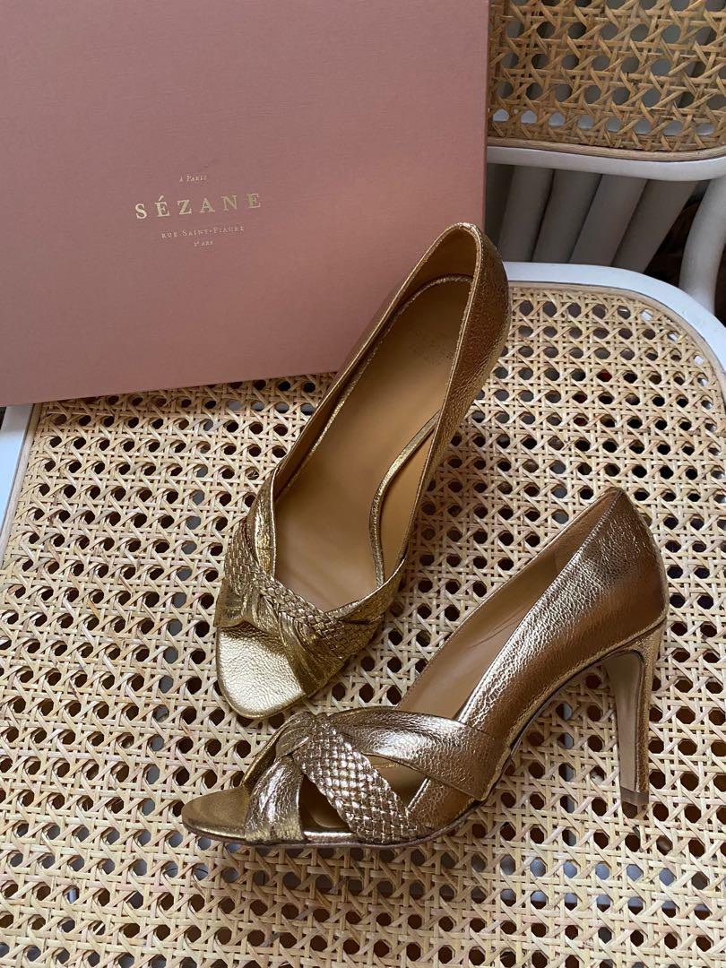 Gold size 2 heels cheap