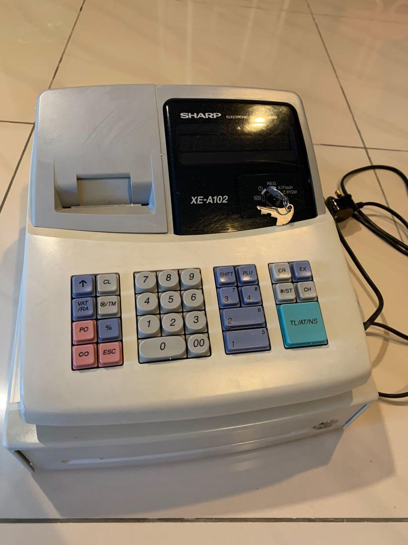 Sharp Cash Register Cashier Xe A102 Electronics Others On Carousell