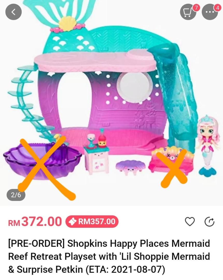 Shopkins mermaid house best sale