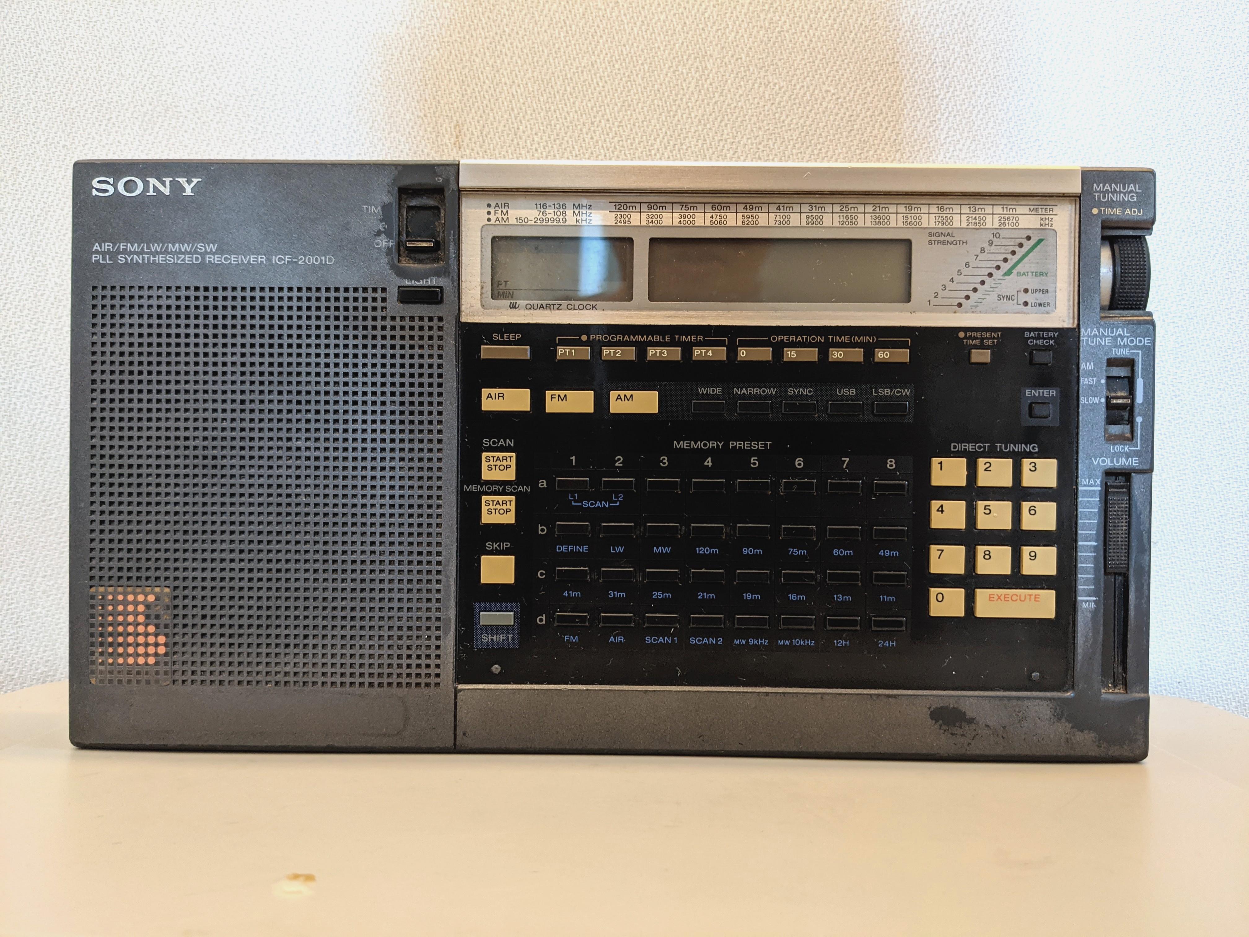 Sony 懷舊收音機ICF-2001D, 音響器材, 音樂播放裝置MP3及CD Player