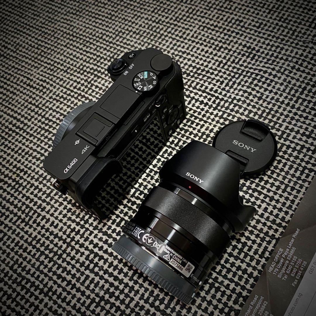 Sony A6400 + Objectif 35mm F/1.8 OSS - Boîtier Noir - 1292 Déclenchements - Occasion