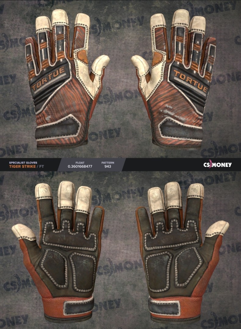 Specialist Gloves Tiger Strike FT, Video Gaming, Gaming Accessories, In