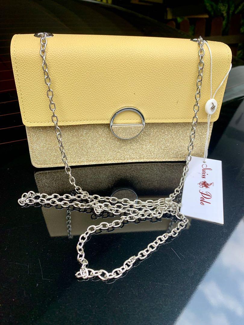 Swiss polo ladies sales chain sling bag